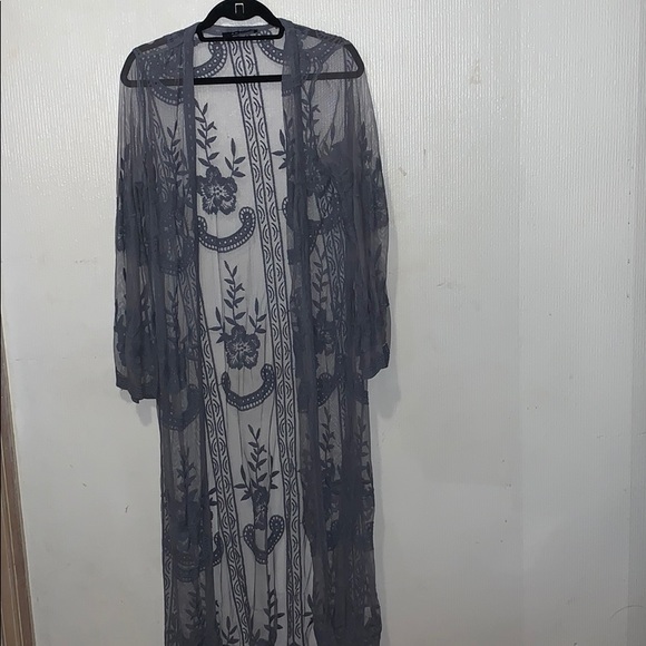 Blue lace duster - Picture 1 of 1